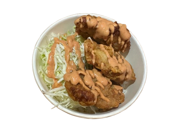 唐揚げ丼 (Fried chicken Rice bowl)